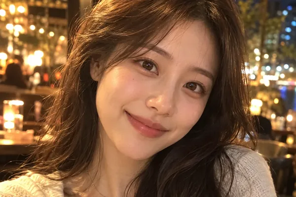 집에서 편안하게 미소 짓는 사용자